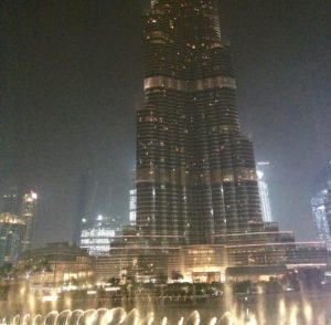 The Dubai Fountain and Burj Khalifa